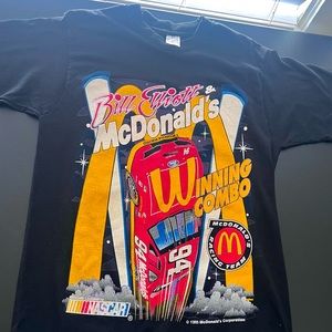 Vintage 1995 McDonalds Winning Combo Bill Elliott Nascar All Over Print T Shirt